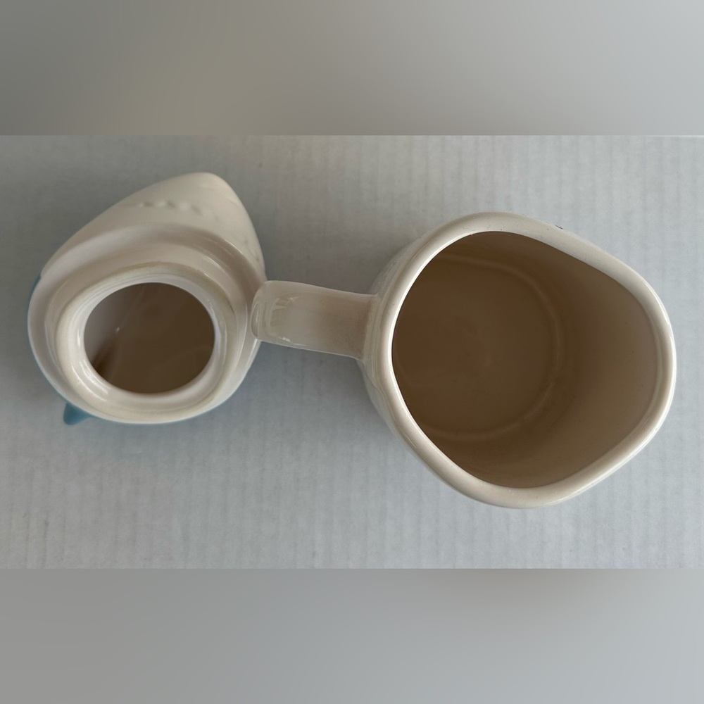 Rae Dunn “Baby Shark” Ceramic Mug With a Shark Topper Lid - Picture 11 of 13